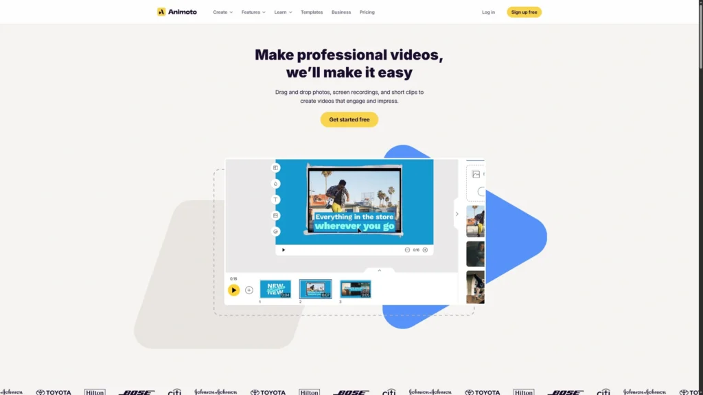 Animoto – One of the Best AI Video Generators for Business and Promo Videos