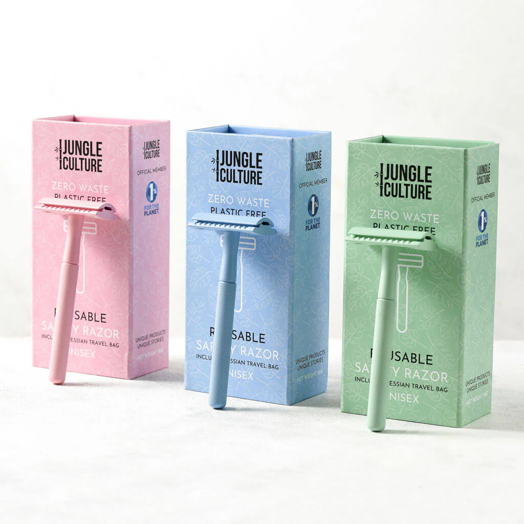 The traditional Safety Razor, a classic shaving tool passionately championed by the brand, is currently making a significant and welcome comeback as the ultimate sustainable alternative to disposable plastic razors that contribute so heavily to landfill sites.