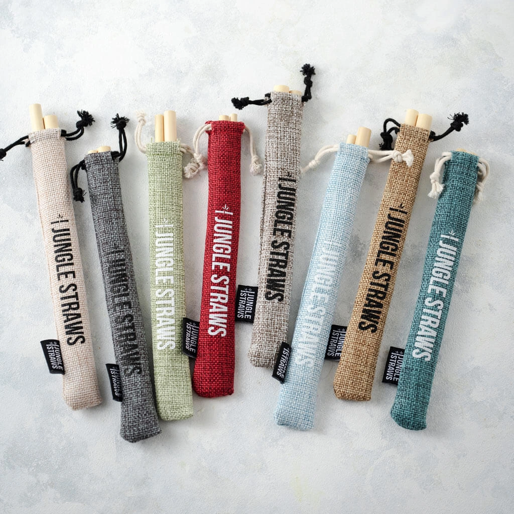 Jungle Straws are handcrafted and individually harvested by local artisans on a small family-run farm in rural Vietnam.