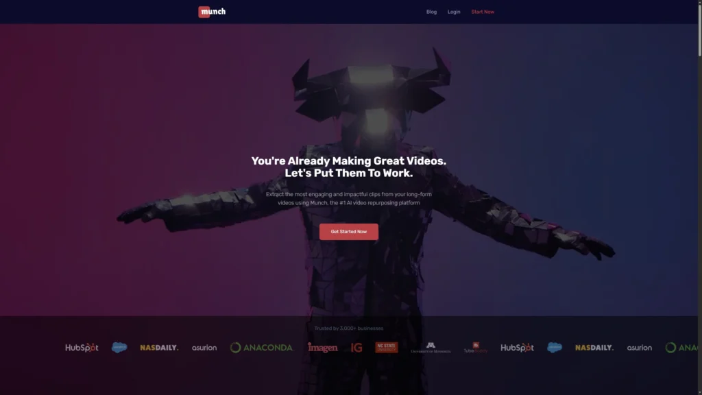 Munch – One of the Best AI Video Generators for Content Repurposing